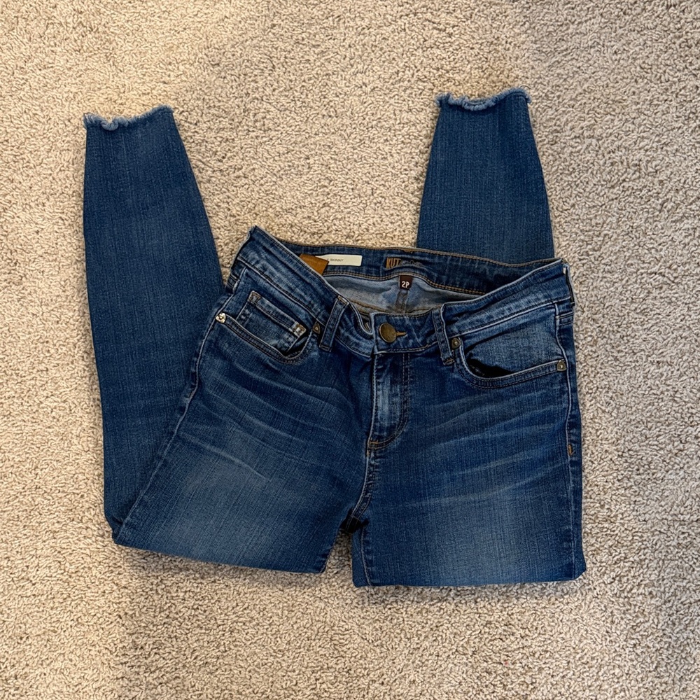 Kut from the Kloth Medium Wash Cropped Jeans